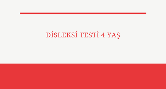 disleksi testi 4 yas